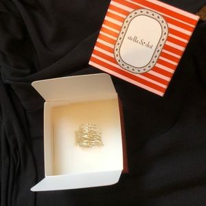 Stella & Dot Gwen Wrap Ring size 6